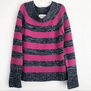 Energie Striped Knit Sweater. Sz large.